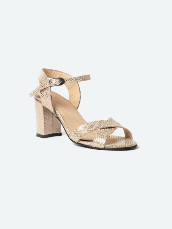 Leather Heeld Sandal - Image 6