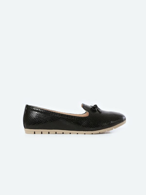 Snake Oval Toecap Slip On Ballerina - Image 25