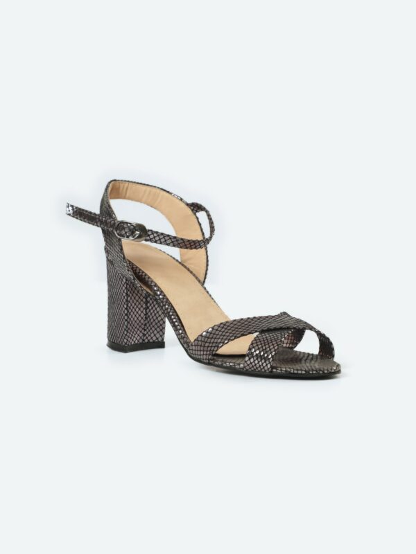 Leather Heeld Sandal - Image 21