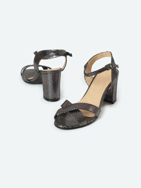 Leather Heeld Sandal - Image 17