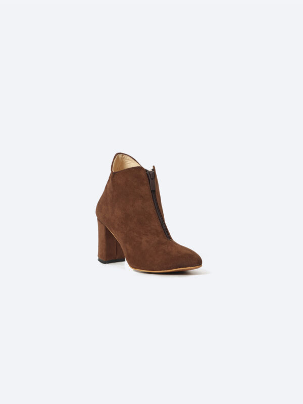 Heeld Suede Ankle Boots - Image 21