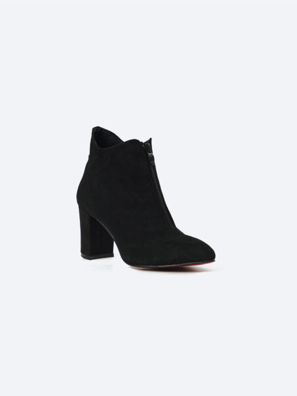 Heeld Suede Ankle Boots - Image 5