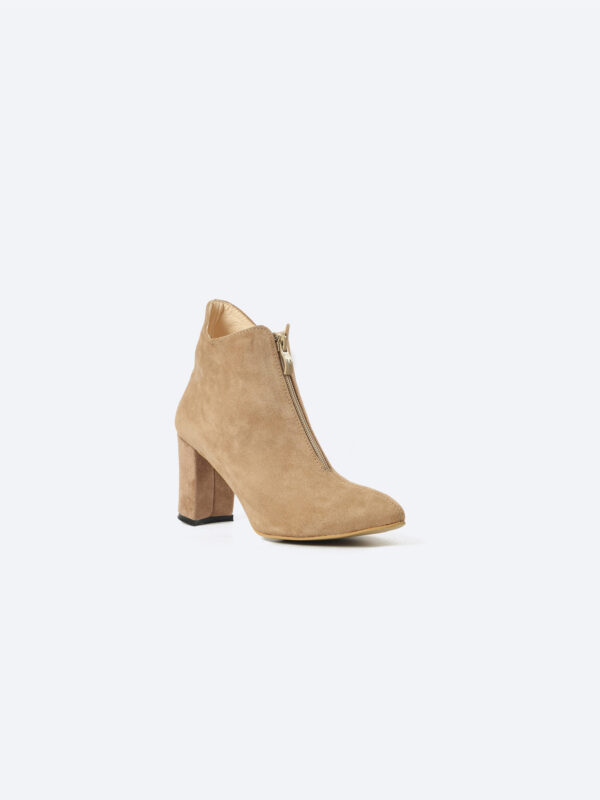 Heeld Suede Ankle Boots - Image 11