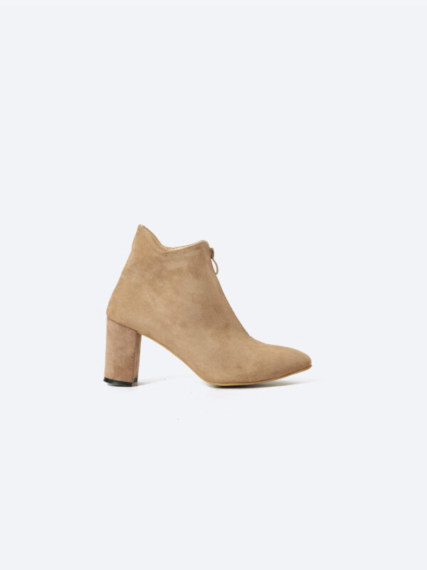 Heeld Suede Ankle Boots - Image 10