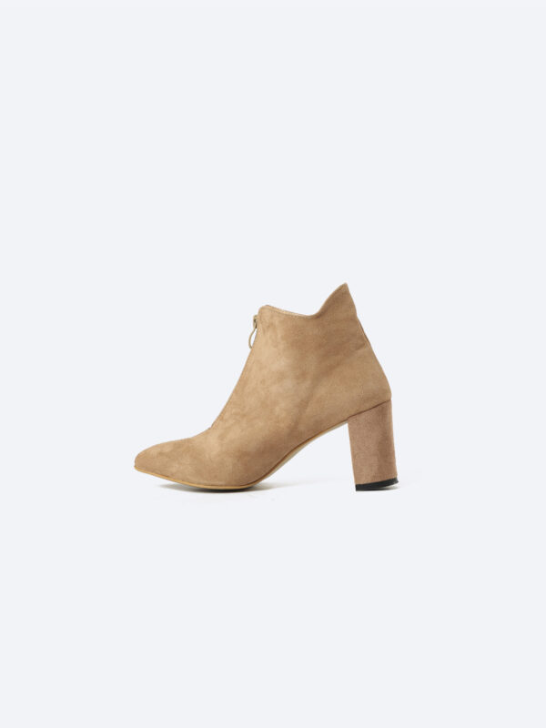 Heeld Suede Ankle Boots - Image 9