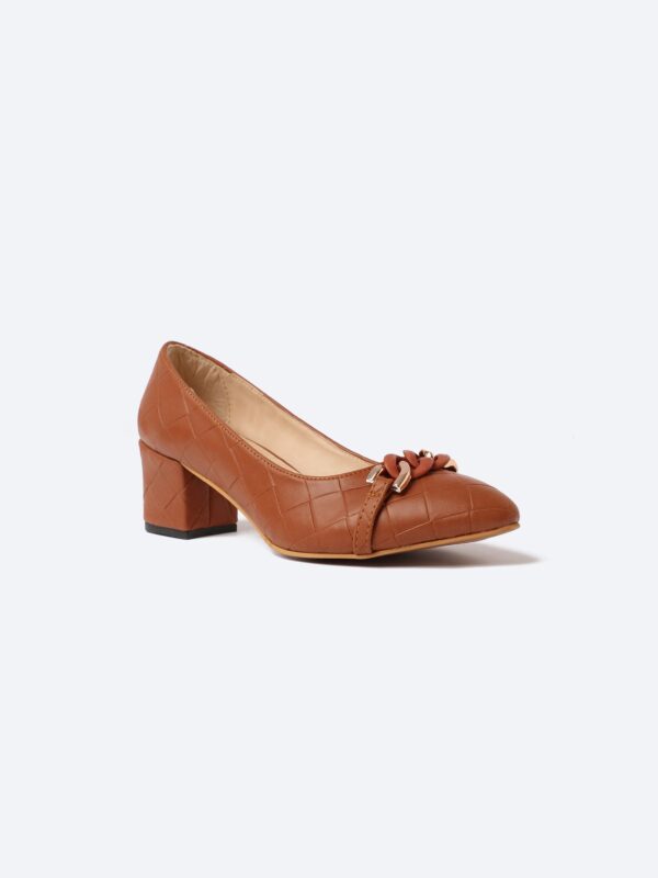 heeled Leather shoes - Image 8