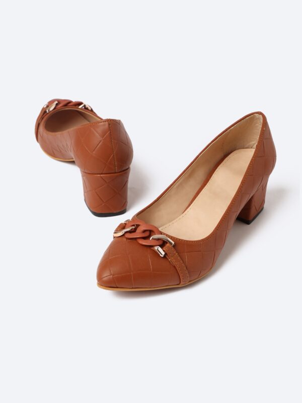 heeled Leather shoes - Image 7